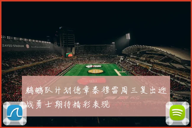 鹈鹕队计划德章泰穆雷周三复出迎战勇士期待精彩表现